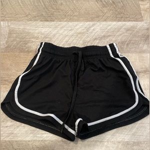 Black sweatshorts